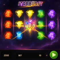 GalacticBets - Starburst Slot Game - NetEnt