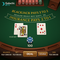 GalacticBets - Blackjack - Gry Karciane Casino Online