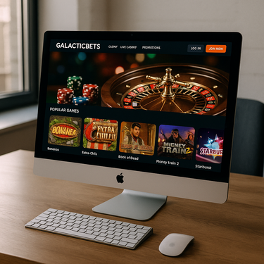 GalacticBets - Interfejs platformy - Nowoczesny design